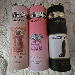 New 3pcs Galaxy Concept Arabic Perfumes 200ml